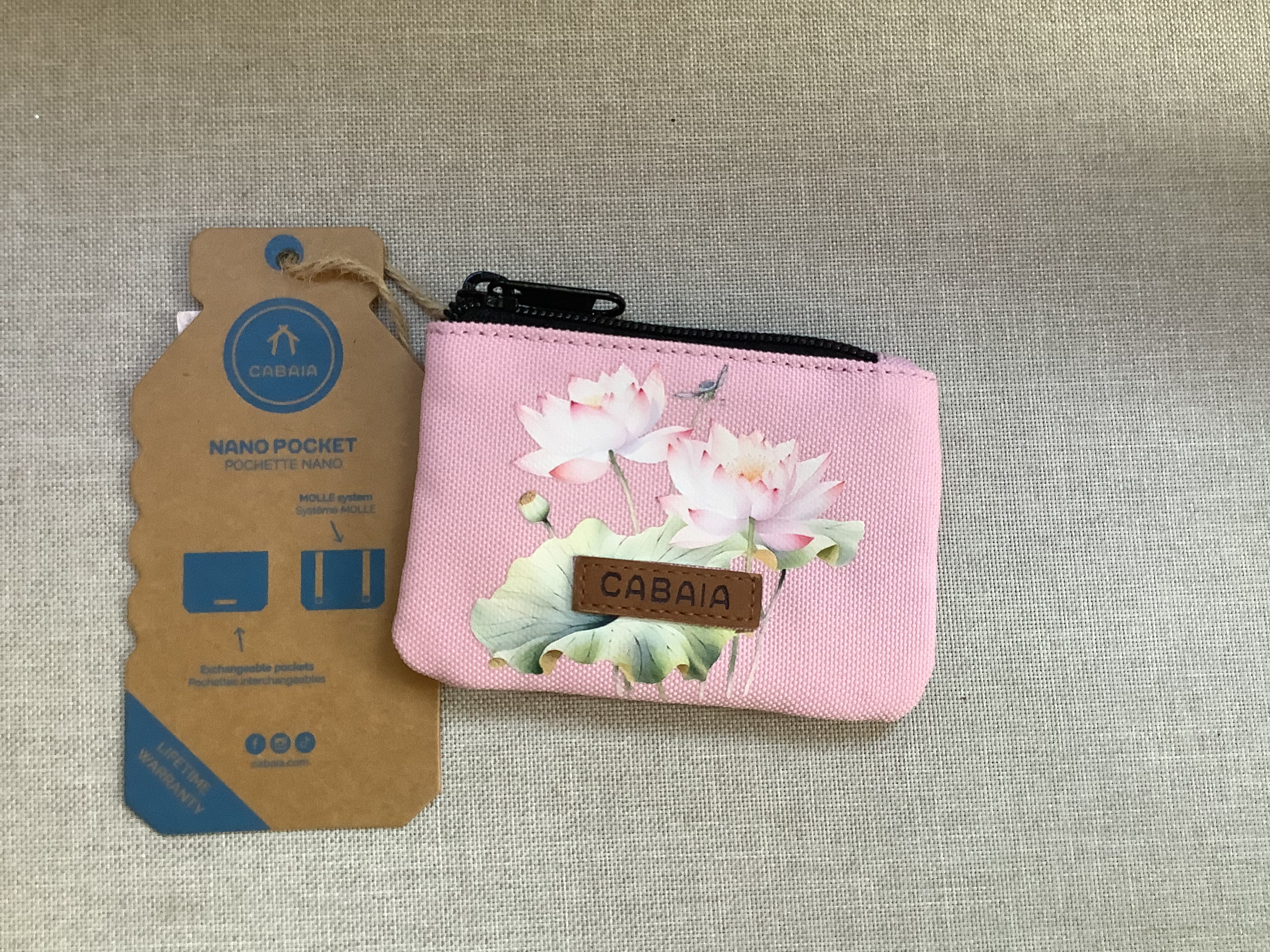 Pochette Cabaïa - Fleurs de lotus